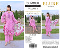 "ELURE" Digital Printed Lawn With Voil Printed Dupatta