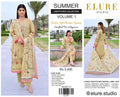 "ELURE" Digital Printed Lawn With Voil Printed Dupatta