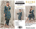 "ELURE"Digital Printed Lawn All Over 2pc