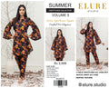 "ELURE"Digital Printed Lawn All Over 2pc