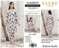 "ELURE"Digital Printed Lawn All Over 2pc