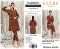 "ELURE"Digital Printed Lawn All Over 2pc