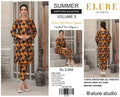 "ELURE"Digital Printed Lawn All Over 2pc