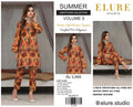 "ELURE"Digital Printed Lawn All Over 2pc