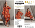 "ELURE"Digital Printed Lawn All Over 2pc